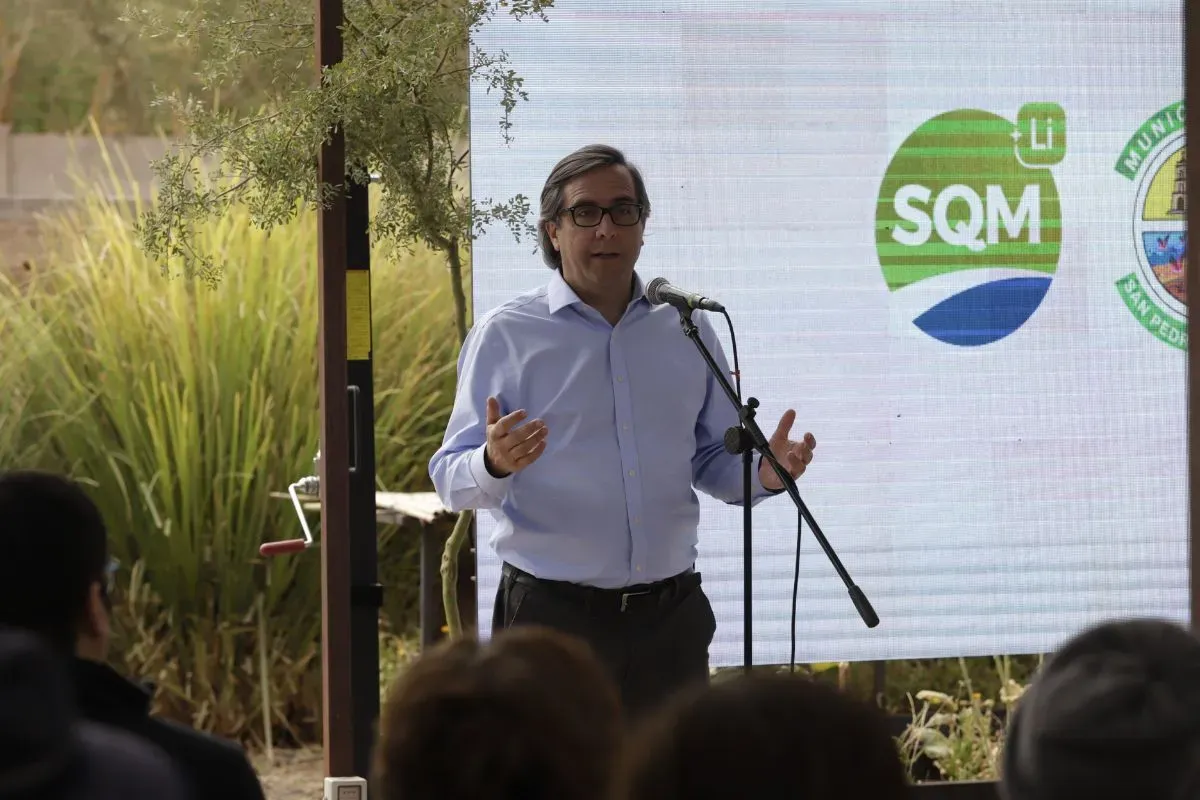 Jos&eacute; Miguel Bergu&ntilde;o, vicepresidente senior de Servicios Corporativos de SQM Litio.