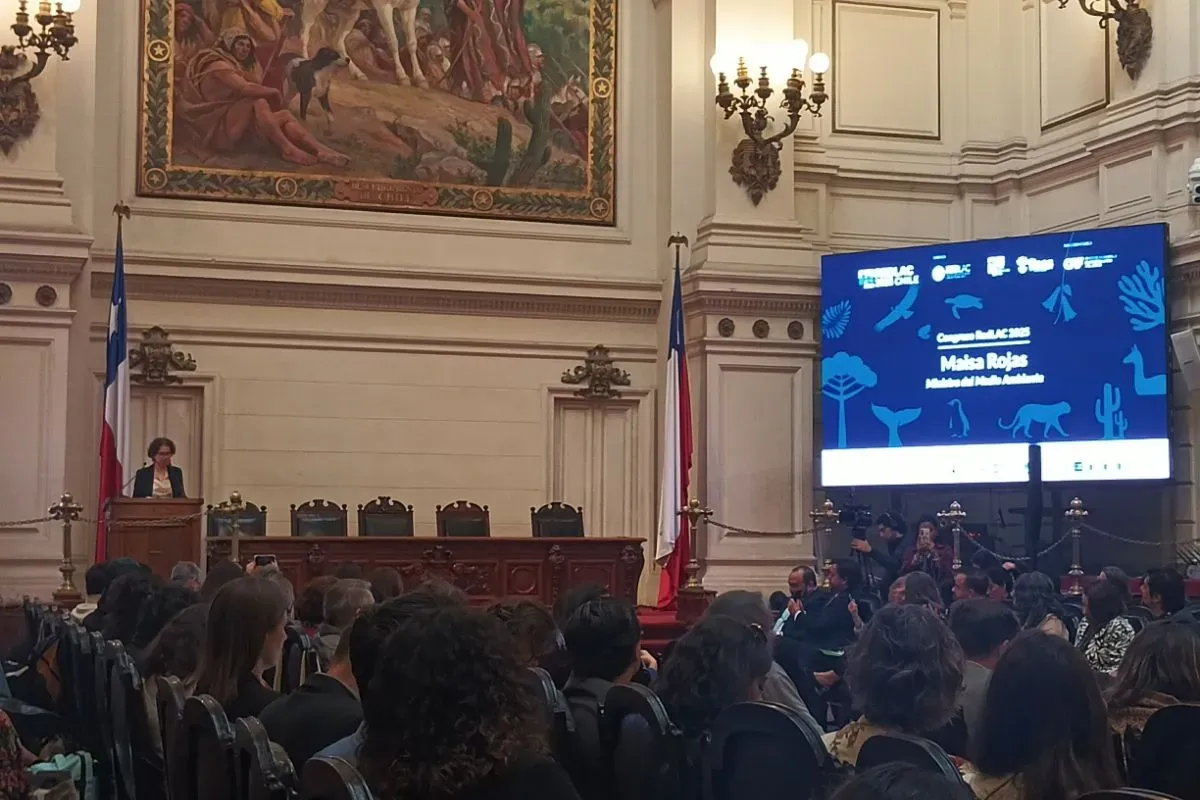 Exposici&oacute;n de Maisa Rojas, ministra del Medio Ambiente.