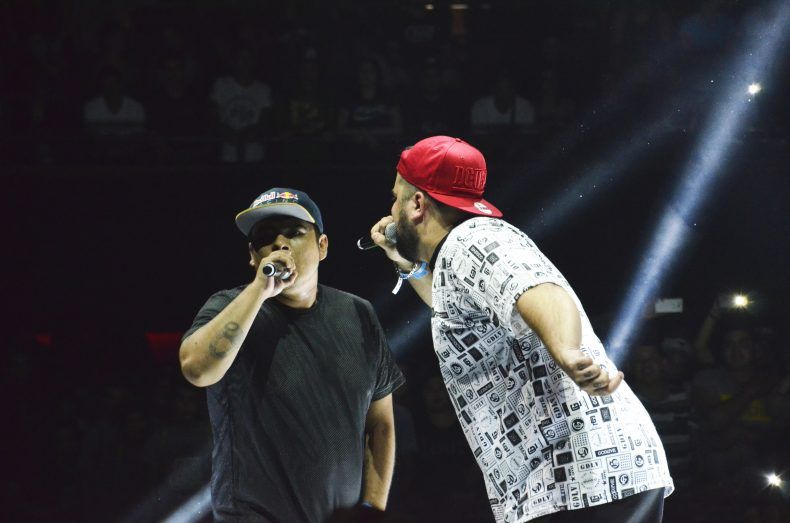 Aczino vs Papo / Foto: Nicol&aacute;s Acu&ntilde;a