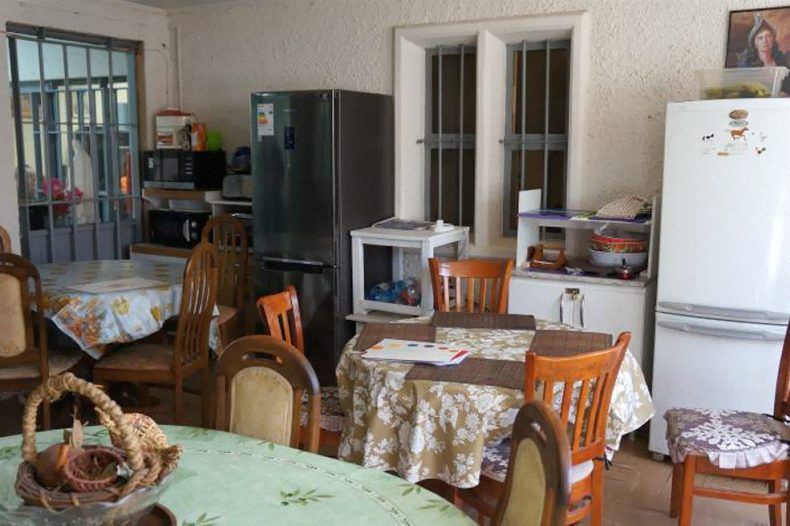 El comedor de Punta Peuco.