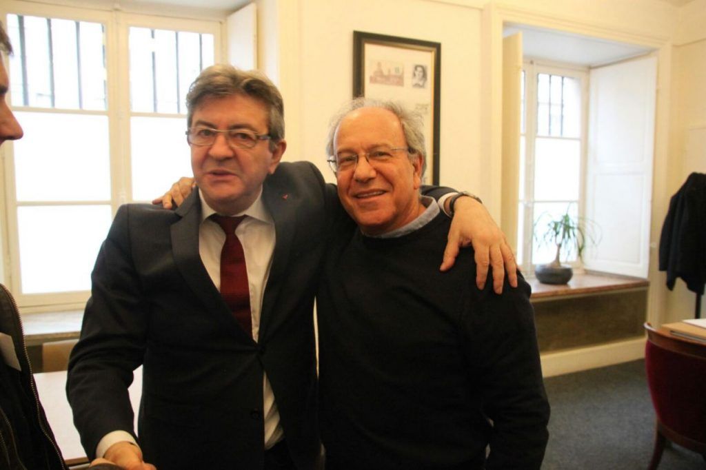 Tomas Hirsch con Jean Luc M&eacute;lenchon