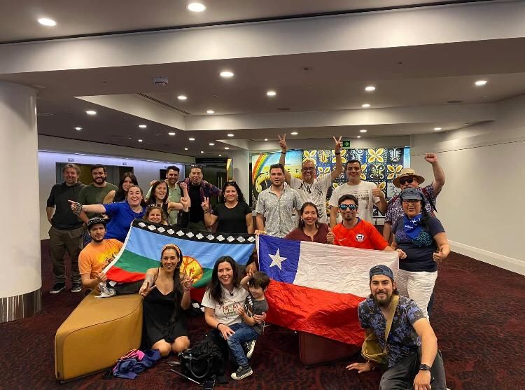 Chilenos votando en Nueva Zelanda