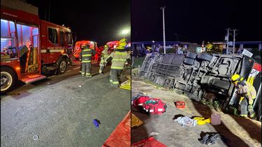 Tragedia empaña título de Colo-Colo: Bus con hinchas vuelca en Ruta 5 y deja heridos en riesgo vital