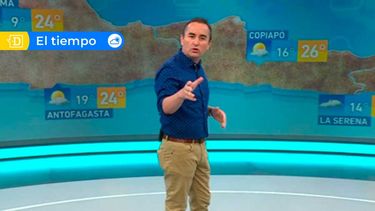 Alejandro Sepúlveda anuncia chubascos, fuertes vientos y nieve en la Región Metropolitana