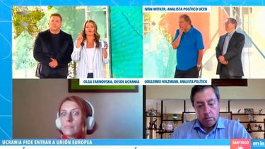 VIDEO| Olga Tarinovska, ucraniana en zona de conflicto, frena en seco a analistas chilenos