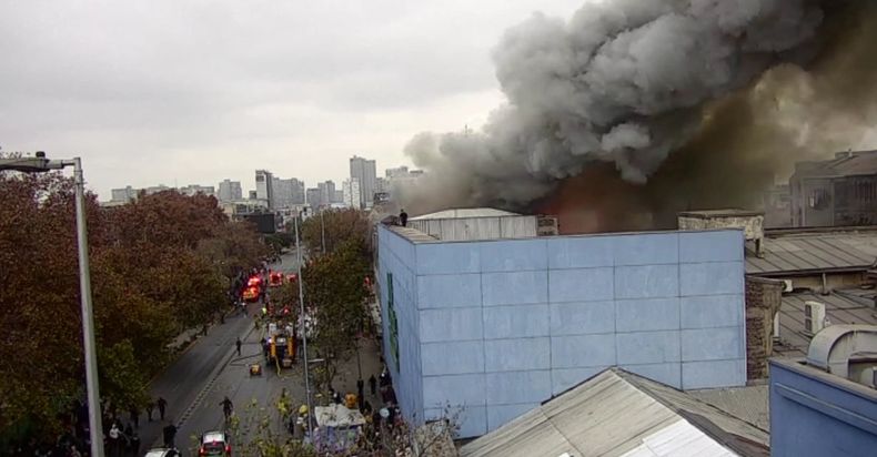 Gran incendio en Barrio Meiggs - Captura de video