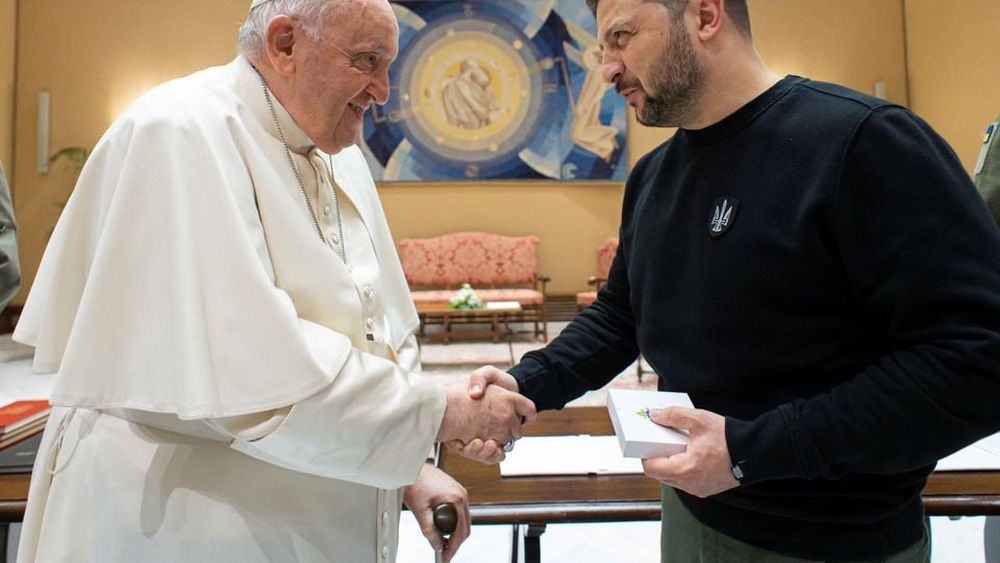 Zelenski se reunió con el papa Francisco: Conversaron 40 minutos en el Vaticano