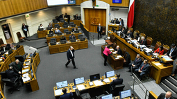 Sala del Senado aprueba megareforma del gobierno. Créditos: Agencia Uno. Sala del Senado aprueba megareforma del gobierno. Créditos: Agencia Uno.
