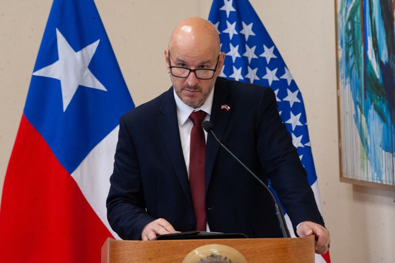 El embajador de Estados Unidos en Chile, Brandon Judd - Agencia Uno