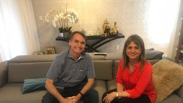 Bolsonaro expresa su admiración y cariño por Piñera en reunión con Jacqueline van Rysselberghe