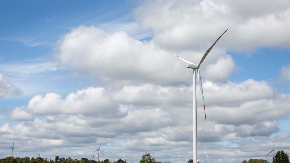 Foto de un parque eolico en Chile / Agencia Uno