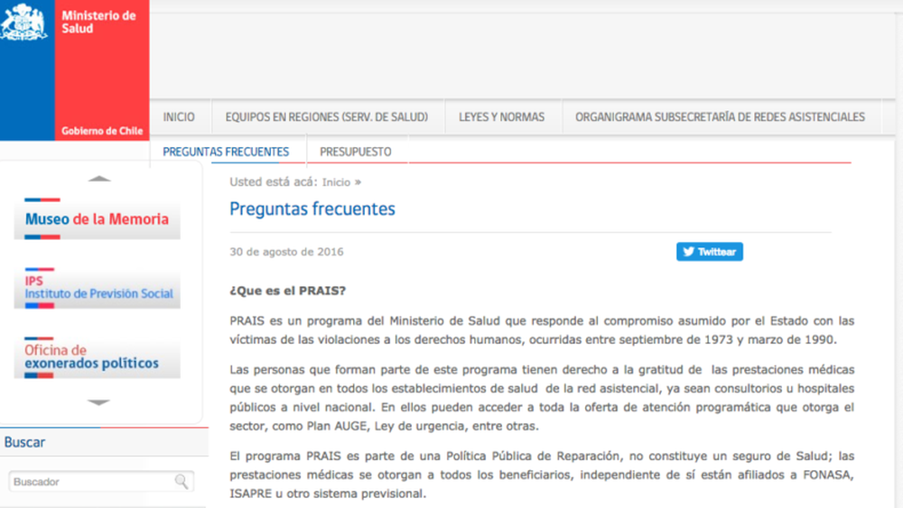 Declaración Pública ante destitución de coordinadora PRAIS en Servicio Salud de Oriente