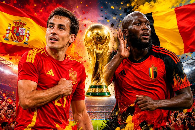 España vs Bélgica en vivo hoy por cuartos de final del Mundial 2026