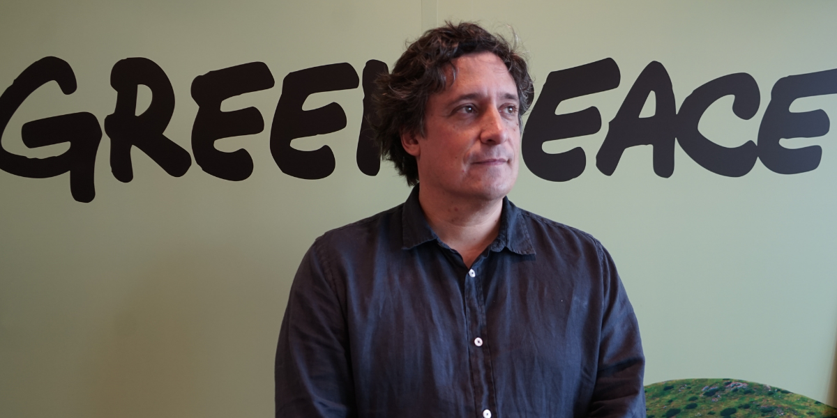 Matías Asún, director Greenpeace Andino