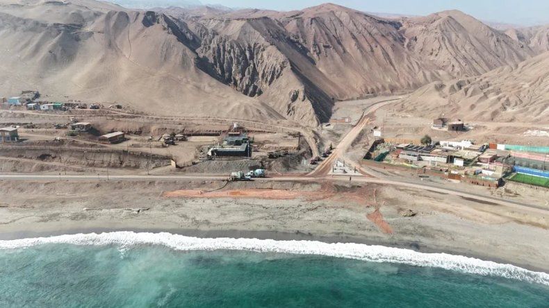 Vertimiento de Escondida en Antofagasta.&nbsp;