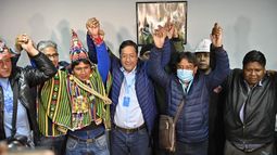 Bolivia: Luis Arce, candidato del MAS, celebra triunfo en presidenciales a la espera de resultados oficiales