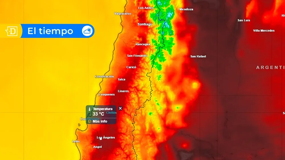 Con viento, tormentas eléctricas, mucho calor y marejadas: Así estará el tiempo para despedir este 2024