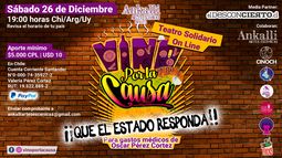Obra de teatro realiza función a beneficio de joven atropellado por carabineros