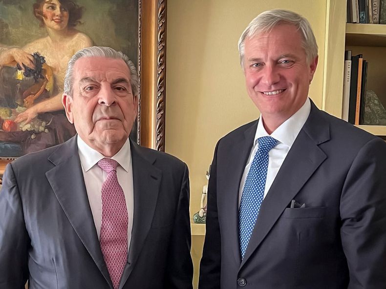 Eduardo Frei junto a José Antonio Kast - Captura de video