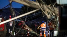 Los cortes de luz en Santiago de hoy - Agencia Uno
