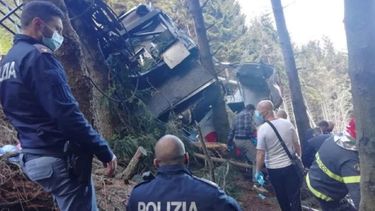 Conmoción en Italia por tragedia que deja 14 muertos al caer cabina de teleférico
