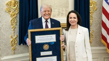 María Corina Machado le regaló su Premio Nobel de la Paz a Donald Trump: “Gratitud por nuestra libertad”