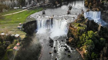 El Desconcierto | Imagen aerea de Salto del Laja