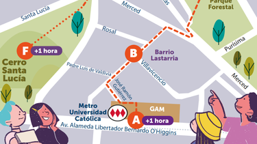 Veraneantes en Santiago: Abren rutas y caminatas históricas para unir niños y cultura