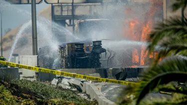 Gasco confirma muerte de chofer del camión que volcó y provocó explosión en Renca: Venía cargado desde Quintero