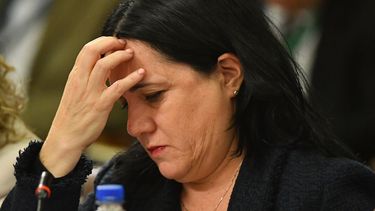 Ministra de Seguridad, Trinidad Steinert. Agencia Uno.