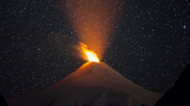 Imagen de archivo sobre el volcán Villarrica - Agencia Uno