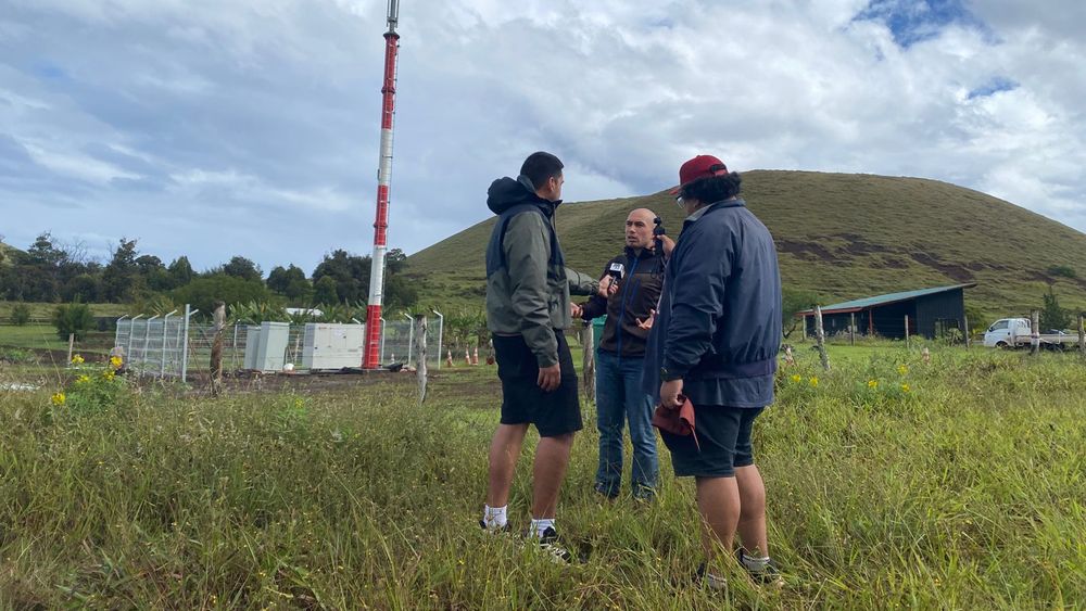 Instalación de antenas genera conflicto en Rapa Nui.&nbsp;