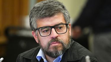 El diputado Jaime Araya durante la comision de seguridad publica - Agencia Uno