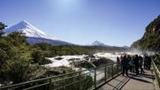 Volcán Osorno, visto desde el Parque Pérez Rosales. Créditos: Carlos Roth.&nbsp;