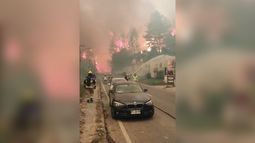 VIDEO| Incendio en Tomé: Fuego destruye albergue y residentes de la comuna deben evacuar