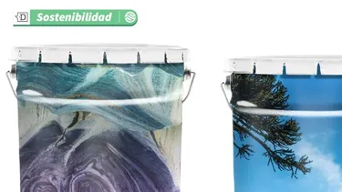 Reciclaje: Empresa de pinturas cambia envases de plástico por tinetas metálicas con diseños