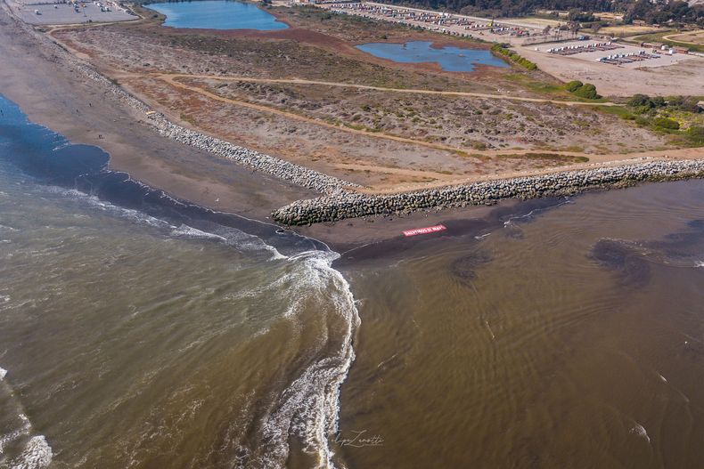 Desembocadura del río Maipo.&nbsp;