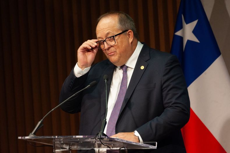 Foto del Fiscal NAcional Ángel Valencia / Agencia Uno