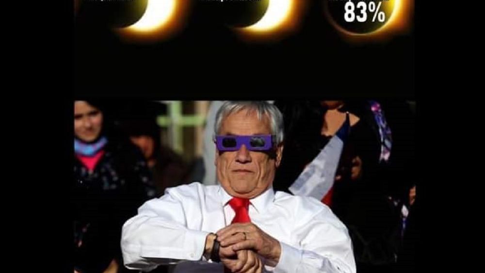 Piñera y Colo Colo los más mencionados: Mira los graciosos memes que dejó el #Eclipse2020