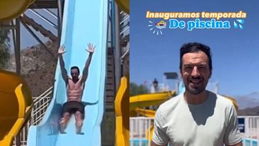 VIDEO| Maipucinas viralizan calugas de Vodanovic en inauguración de piscina municipal