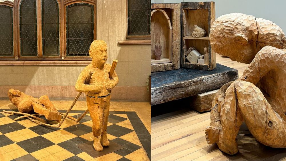 Con más de 20 esculturas de madera: Museo Taller se transforma en jardín humano con nueva exposición