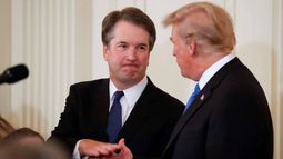 Trump entrega apoyo a juez nominado al Tribunal Supremo acusado de abuso sexual