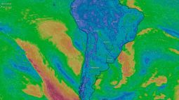 Temperatura en el Pacífico por El Niño sigue aumentando - Captura de Windy.com