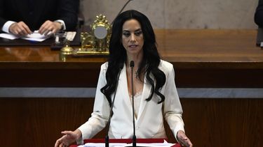 Paulina Nuñez presidenta del senado, durante la presentación de la Cuenta Pública del Congreso Nacional - Agencia Uno
