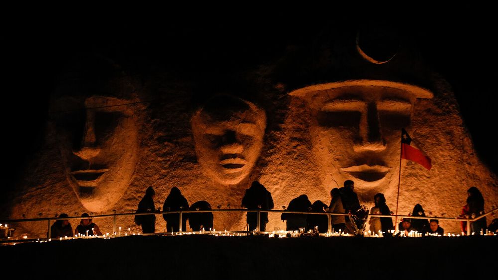 Monumento a los mineros fallecidos de la tragedia de El Teniente - Agencia Uno