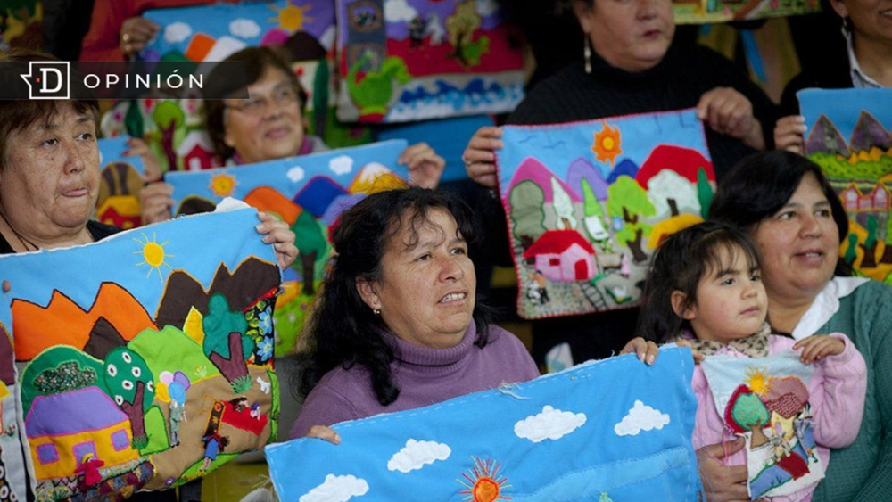 Bordado contra lo injusto: lenguaje identitario de chilenas