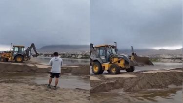 Práctica recurrente: Intervienen humedal de Huasco con retroexcavadora por zancudos