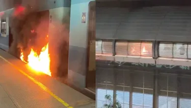 Alerta Metro: Por incendio en San Joaquín suspenden servicio en 8 estaciones de la Línea 5