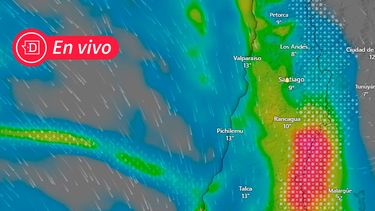 EN VIVO| Intenso temporal se acerca a Santiago: Sigue el paso de la lluvia y el viento