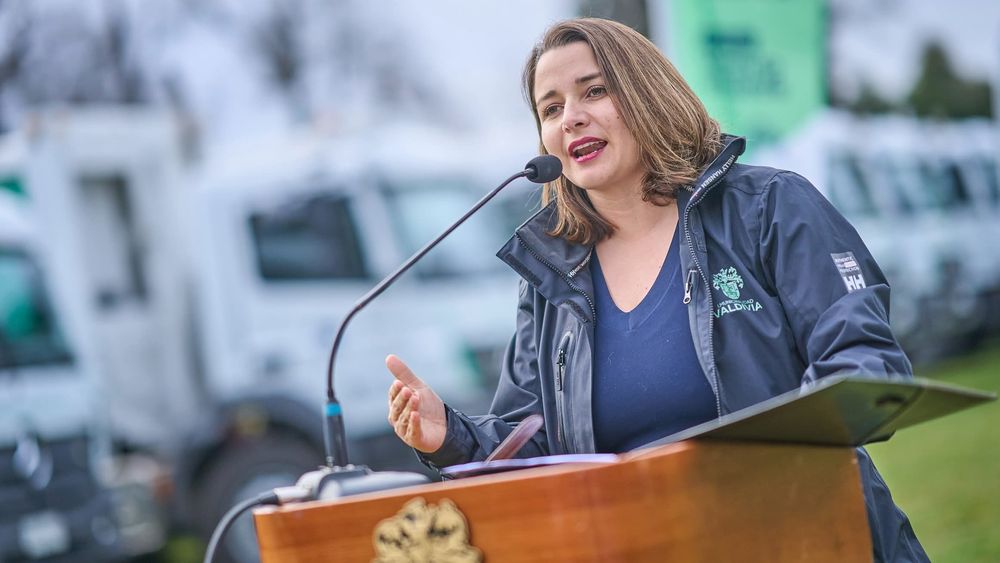 Alcaldesa de Valdivia, Carla Amtmann.&nbsp;